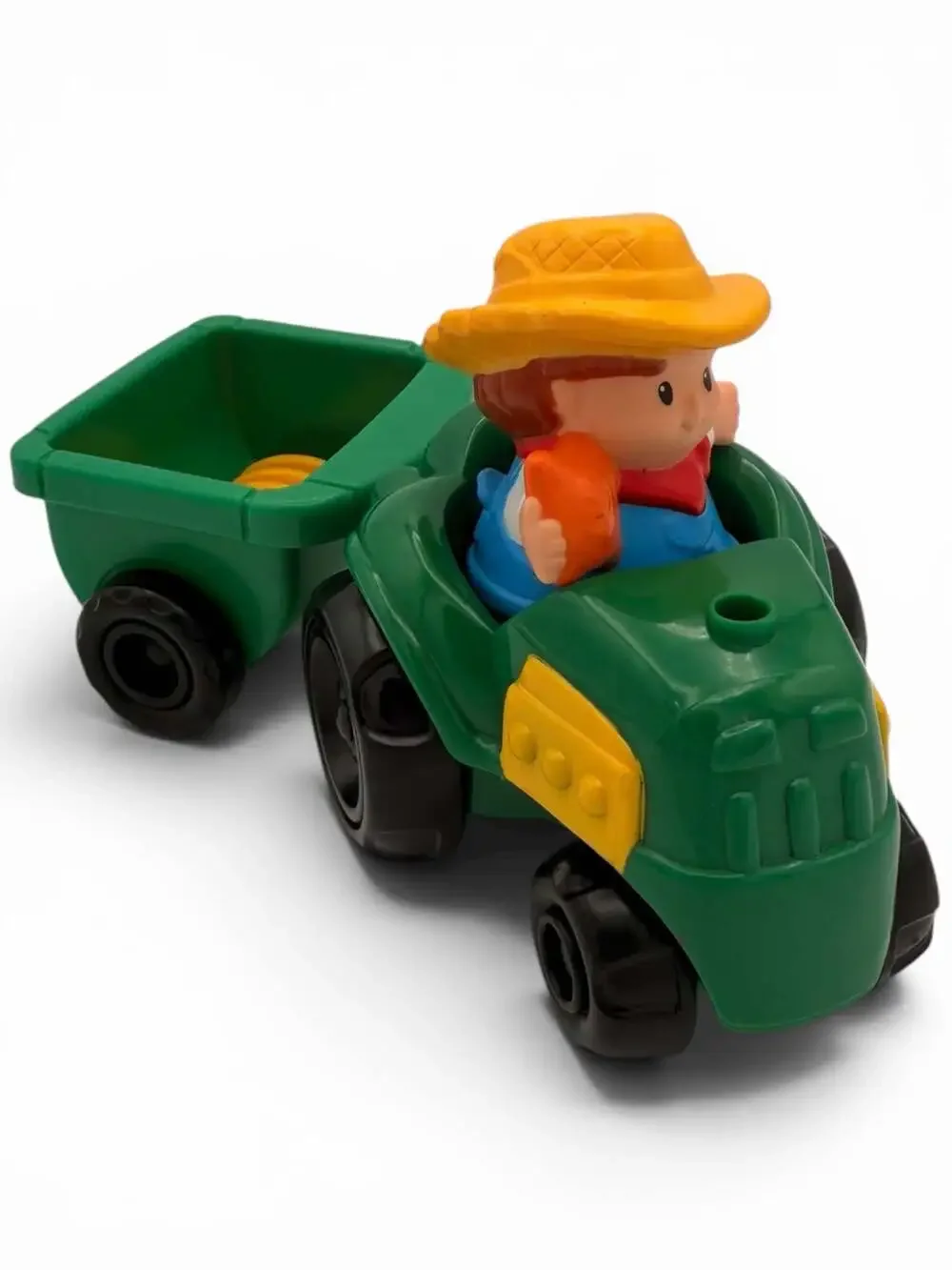 Fisher-Price Little People Farm Tractor and Trailer Vehicle with Farmer Figure